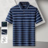 Pierre Cardin Men’s Polo Shirt (Blue Striped) P73113071A78